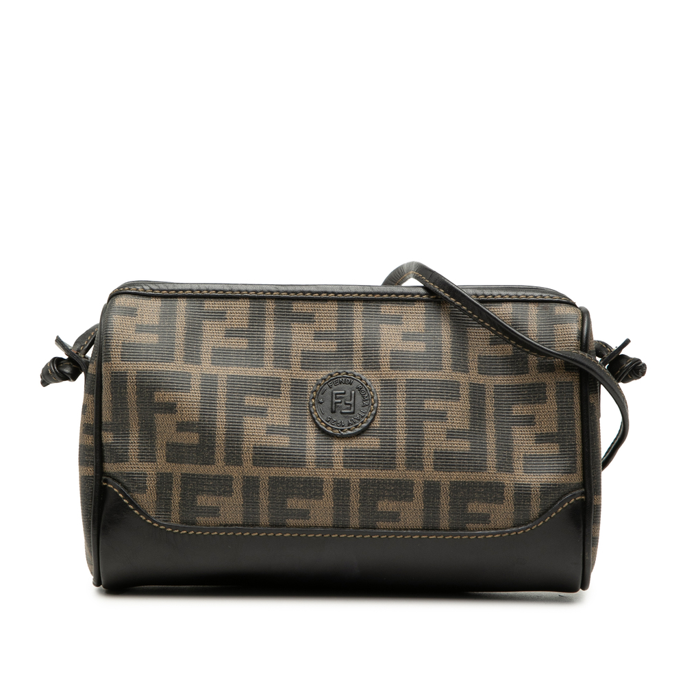 Pre-Loved Fendi Zucca Coated Canvas Crossbody